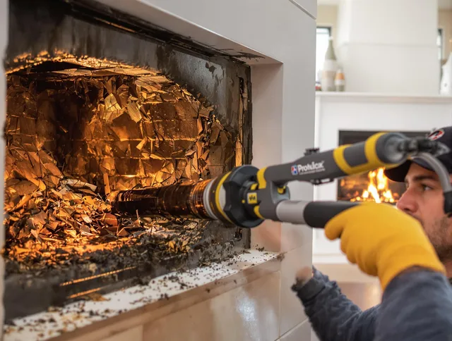 Professional chimney cleaning by Charlotte Chimney Sweep in Charlotte, NC