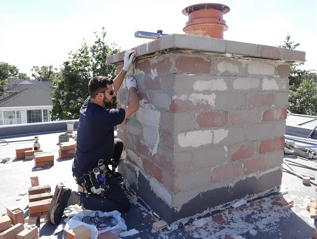 Advanced chimney repair process by Charlotte Chimney Sweep in Charlotte, NC