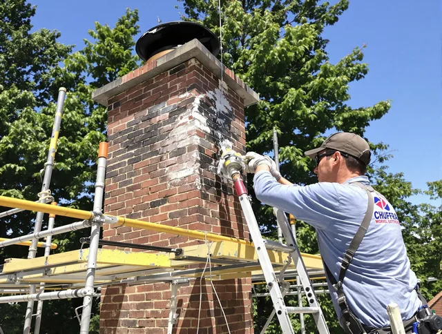 Structural chimney repair by Charlotte Chimney Sweep in Charlotte, NC